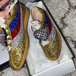 Women’s crystal Gucci sneakers
